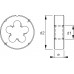 I.T.HSS RONDE SNIJPLATEN M 6 X 1