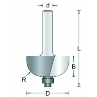 84-8 HM HOLPROFIELFREES , D= 25.4, R= 7.9