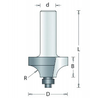 627-8 HM TCT KWARTRONDFREES , D= 15.8, R= 3.2