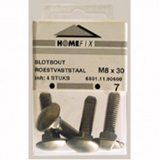 RVS.SLOTBOUT M8X30